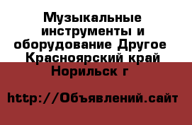 Музыкальные инструменты и оборудование Другое. Красноярский край,Норильск г.